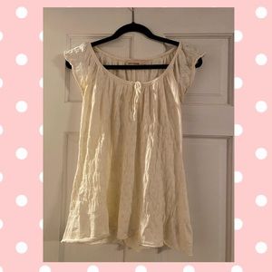 DKNY Linen Design Tank Top